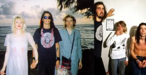 Casa Nueva and Nirvana wearing the shirt