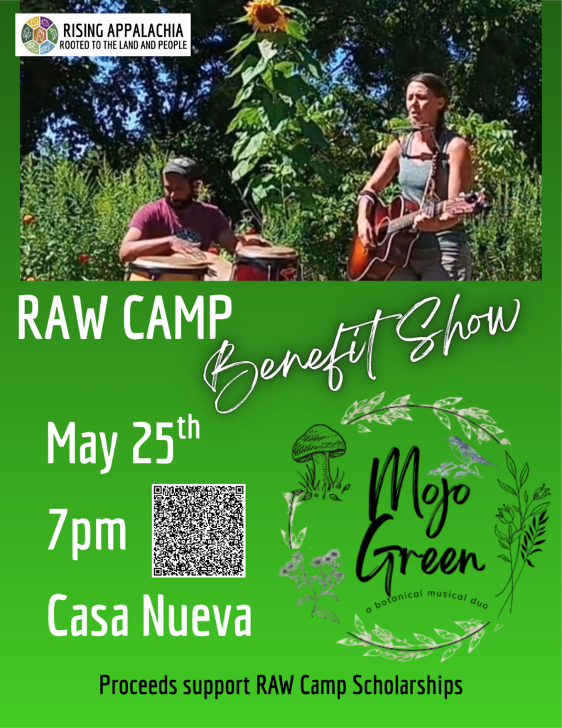 RAW Camp Benefit Show with Mojo Green 7-9pm